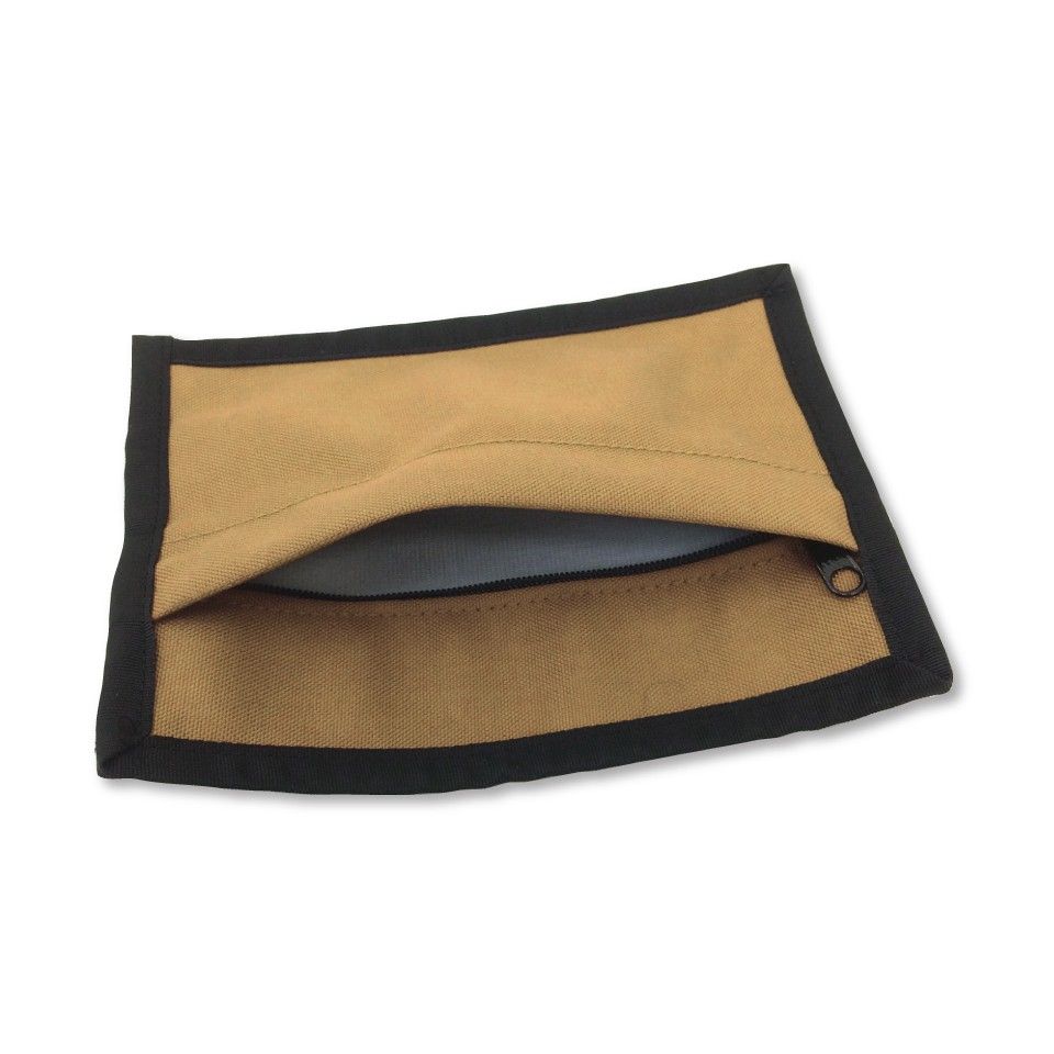 Waxed Cotton Left Sleeve Zippered Pocket