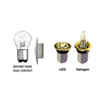 Flashing Halogen Taillight Double Bulb