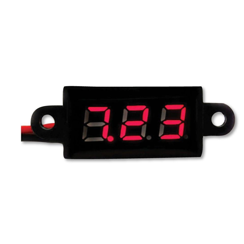 Aerostich Waterproof 12V Digital Voltmeter